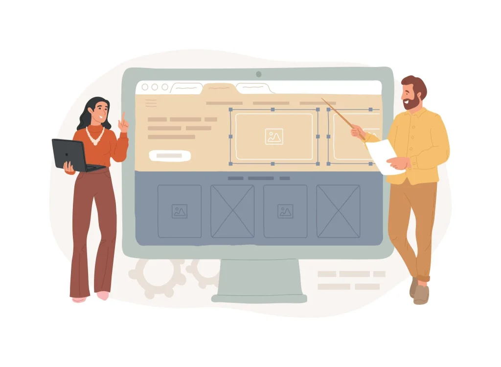 Web design and SEO working together for better search rankings.